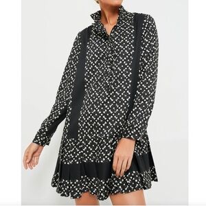 Tuckernuck Black Geo Tate Dress-Women’s XS-NEW WITH TAGS-Classic-Preppy-Designer